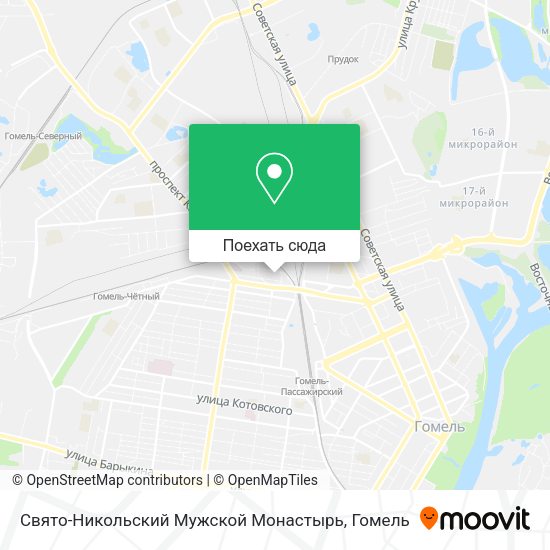 Карта Свято-Никольский Мужской Монастырь