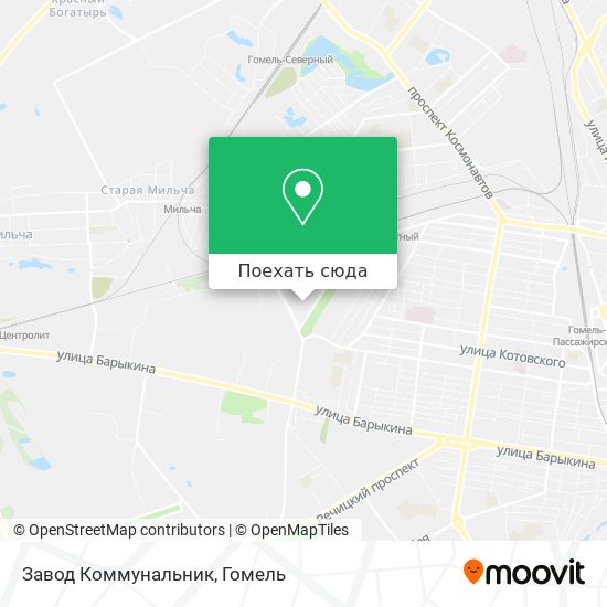 Карта Завод Коммунальник