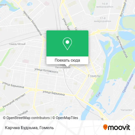 Карта Карчма Будзьма