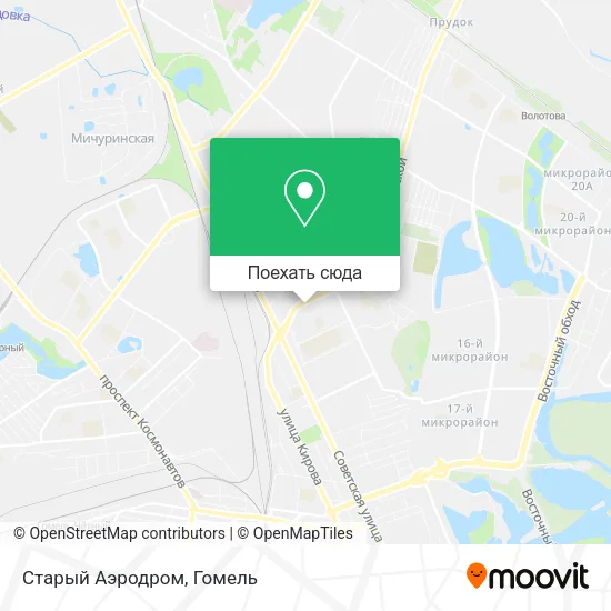 Карта Старый Аэродром