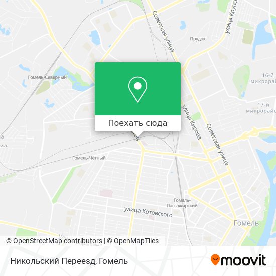 Карта Никольский Переезд