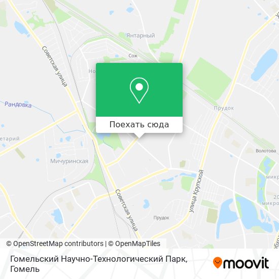 Карта Гомельский Научно-Технологический Парк