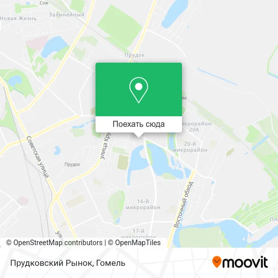 Карта Прудковский Рынок