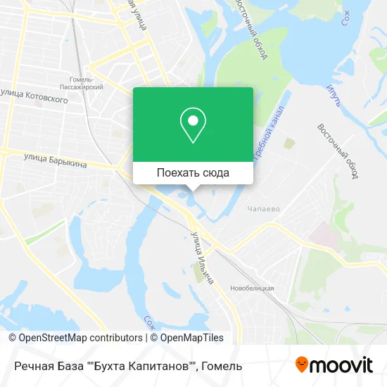 Карта Речная База ""Бухта Капитанов""
