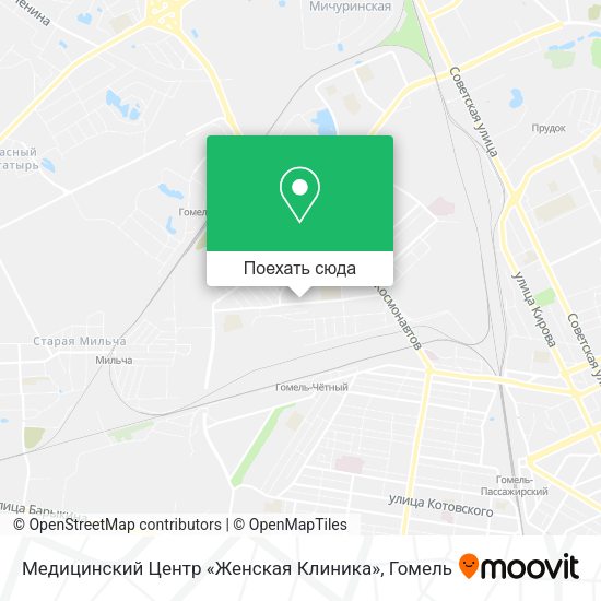Карта Медицинский Центр «Женская Клиника»
