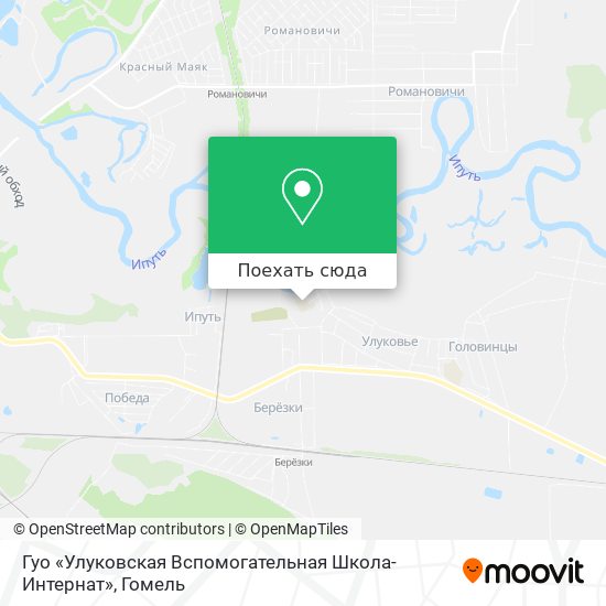 Карта Гуо «Улуковская Вспомогательная Школа-Интернат»