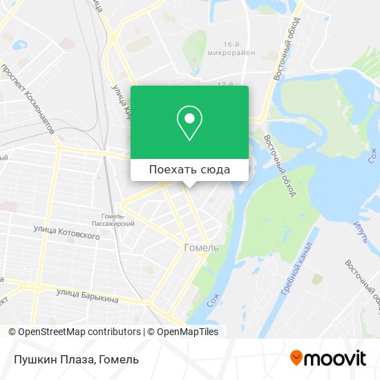 Карта Пушкин Плаза