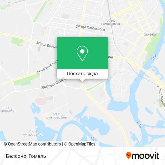 Карта Белсоно