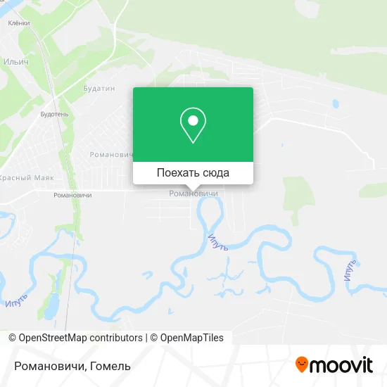 Карта Романовичи
