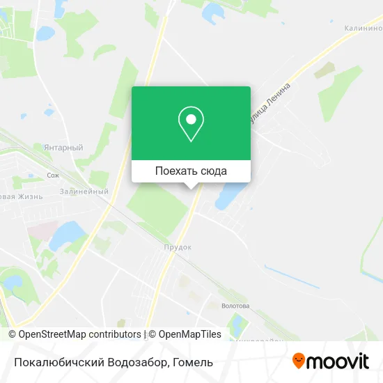 Карта Покалюбичский Водозабор