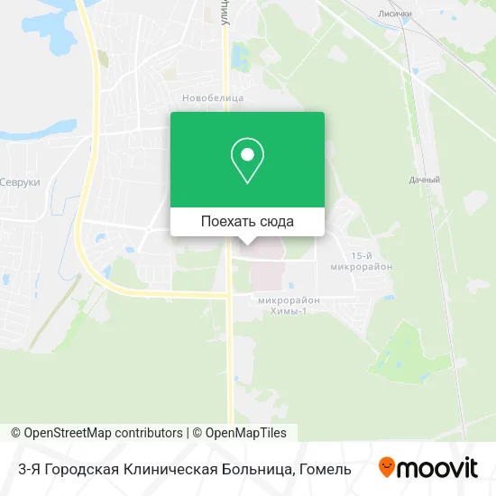Карта 3-Я Городская Клиническая Больница