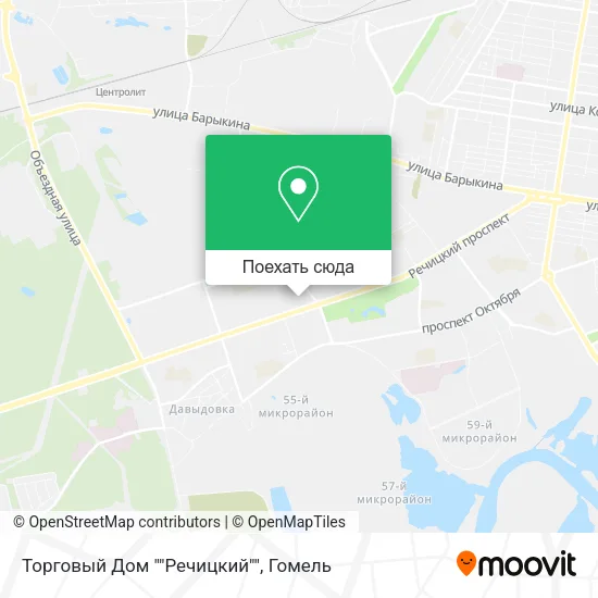 Карта Торговый Дом ""Речицкий""