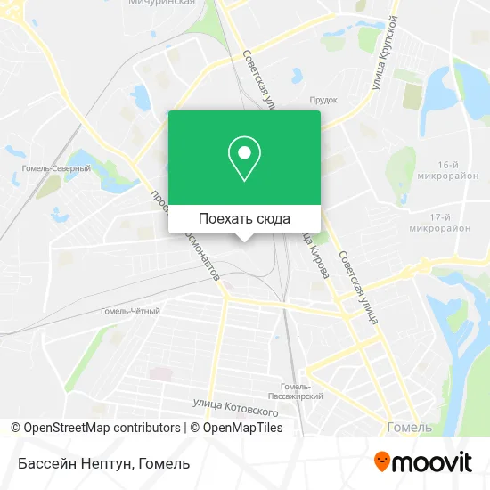 Карта Бассейн Нептун