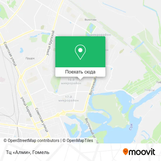 Карта Тц «Алми»