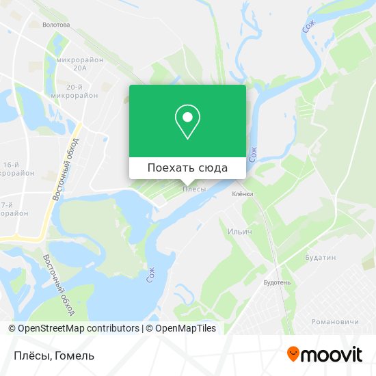 Карта Плёсы