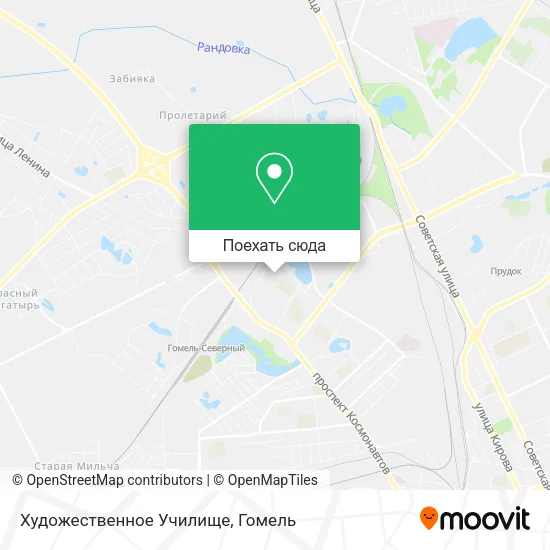 Карта Художественное Училище