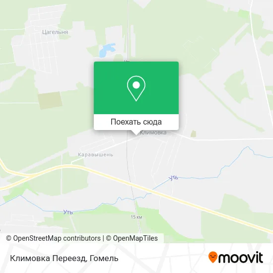 Карта Климовка Переезд