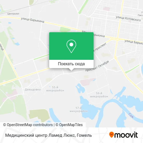 Карта Медицинский центр Ламед Люкс