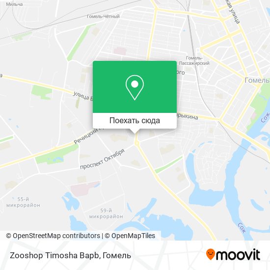 Карта Zooshop Timosha Bapb
