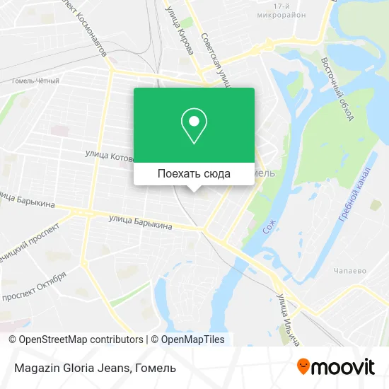 Карта Magazin Gloria Jeans