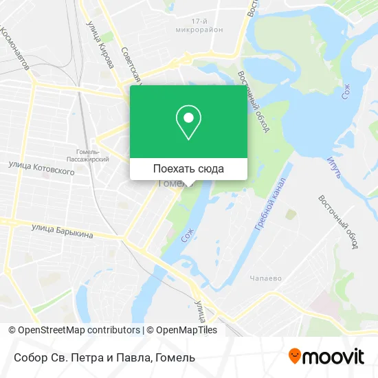 Карта Собор Св. Петра и Павла