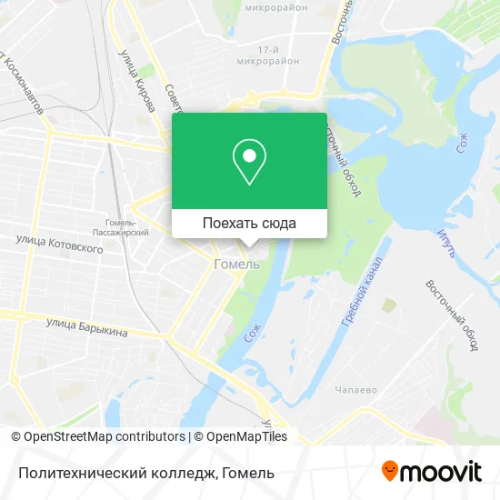 Карта Политехнический колледж