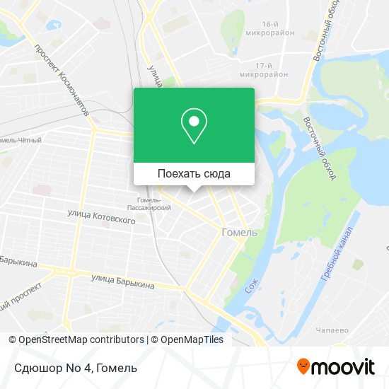 Карта Сдюшор No 4