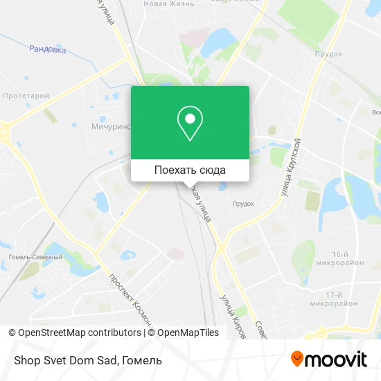 Карта Shop Svet Dom Sad