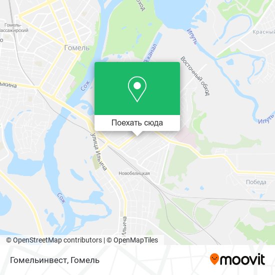 Карта Гомельинвест