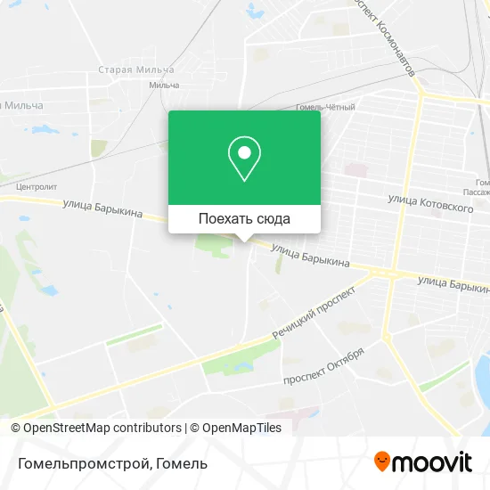 Карта Гомельпромстрой