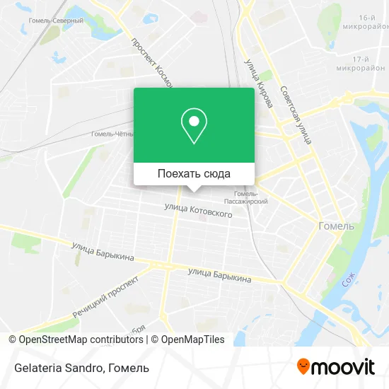 Карта Gelateria Sandro