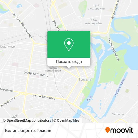 Карта Белинфоцентр