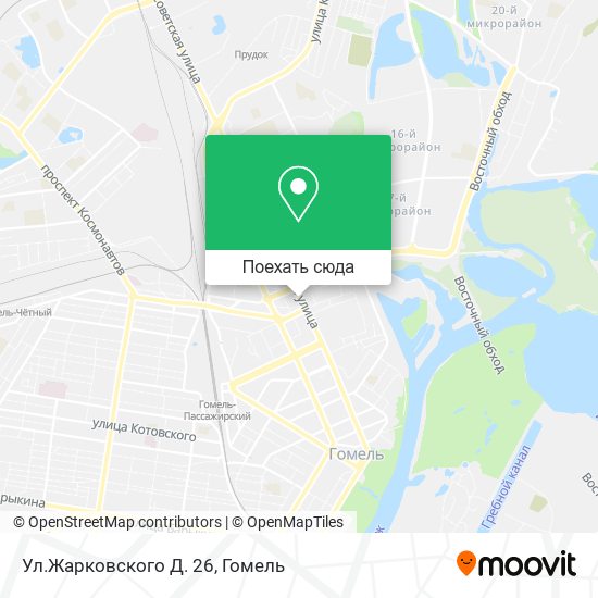 Карта Ул.Жарковского Д. 26