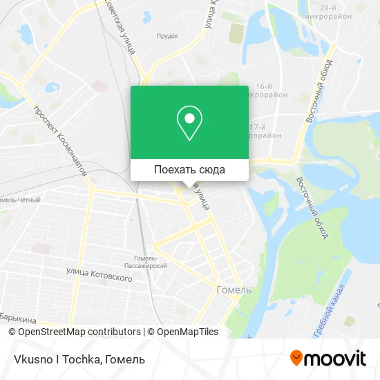 Карта Vkusno I Tochka