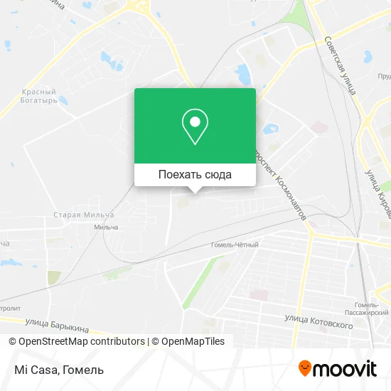 Карта Mi Casa