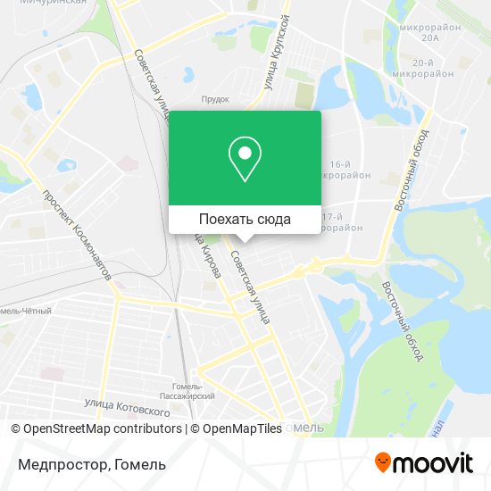 Карта Медпростор