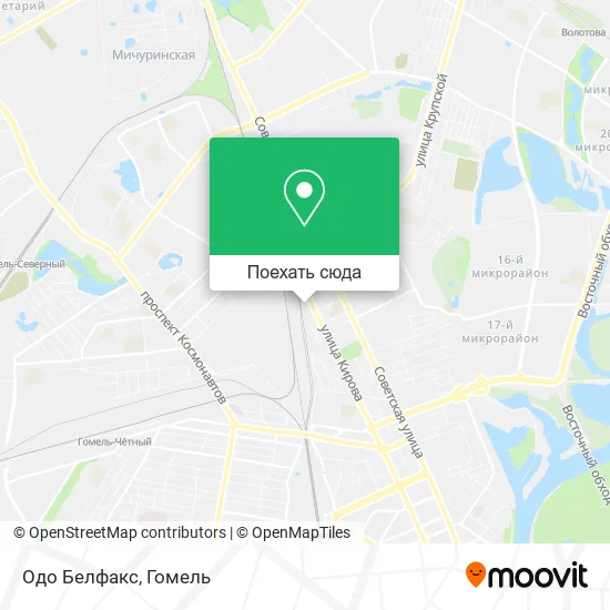 Карта Одо Белфакс