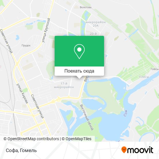 Карта Софа