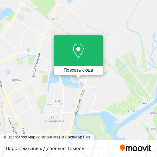 Карта Парк Семейных Деревьев