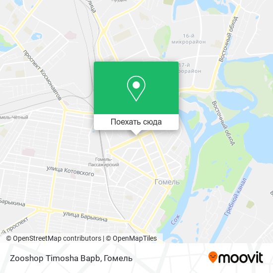 Карта Zooshop Timosha Bapb