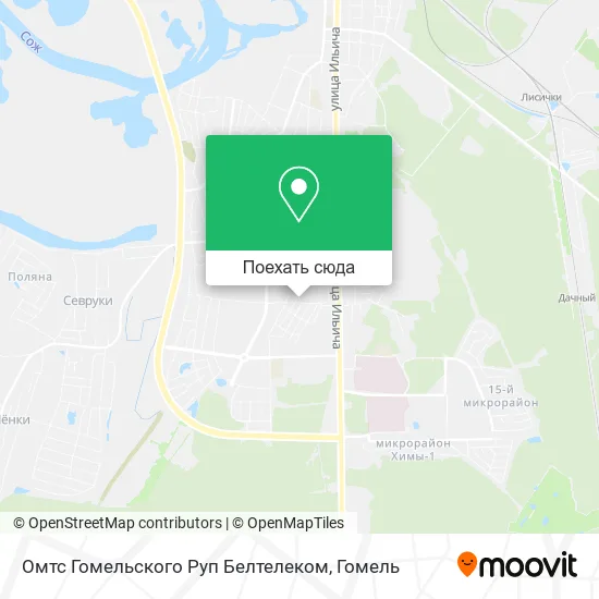 Карта Омтс Гомельского Руп Белтелеком