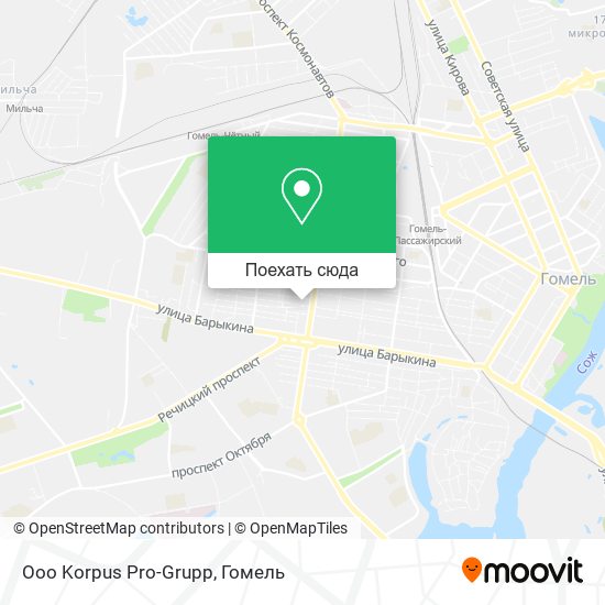 Карта Ooo Korpus Pro-Grupp