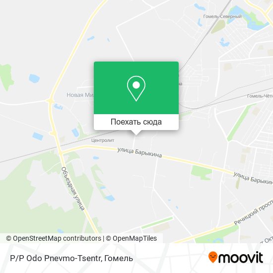 Карта P/P Odo Pnevmo-Tsentr