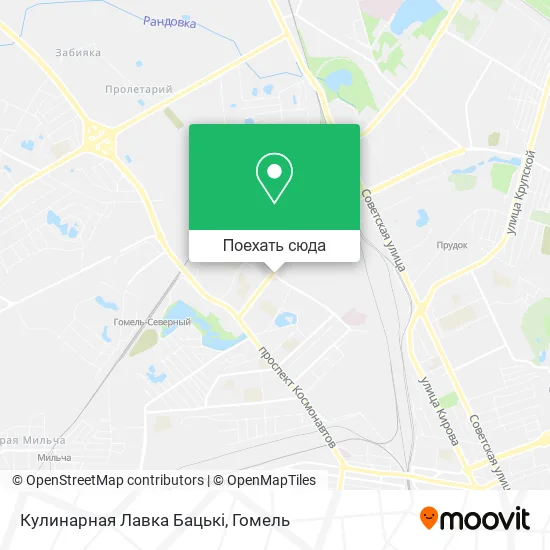 Карта Кулинарная Лавка Бацькі