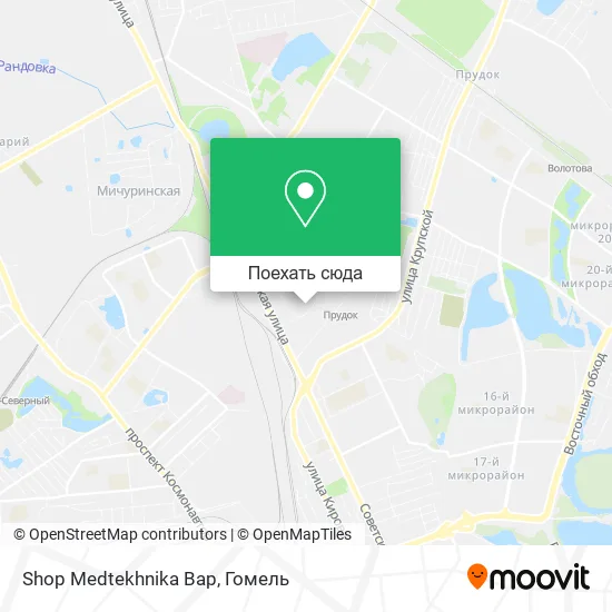 Карта Shop Medtekhnika Bap