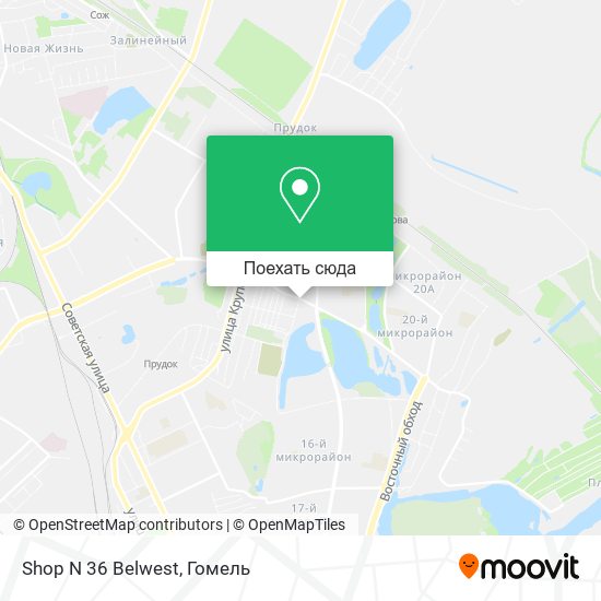 Карта Shop N 36 Belwest