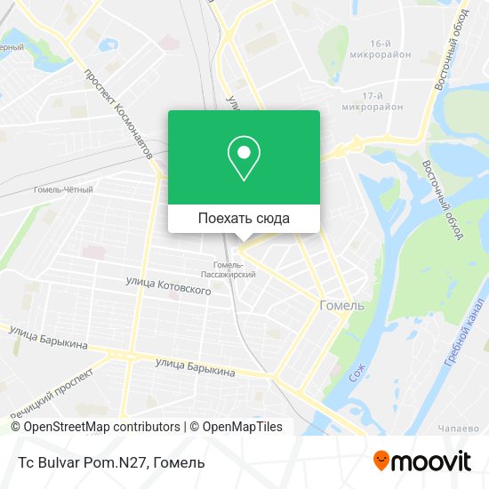 Карта Tc Bulvar Pom.N27