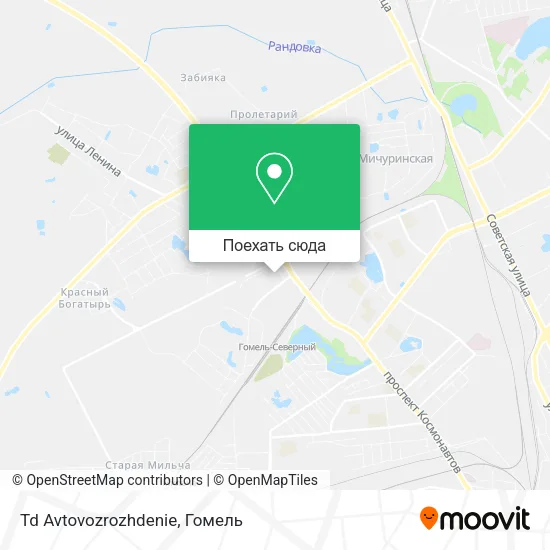 Карта Td Avtovozrozhdenie