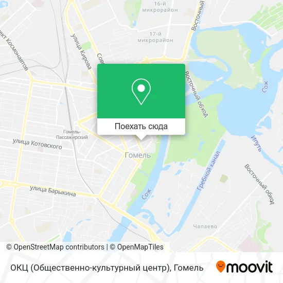 Карта ОКЦ (Общественно-культурный центр)