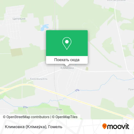 Карта Климовка (Клімаўка)